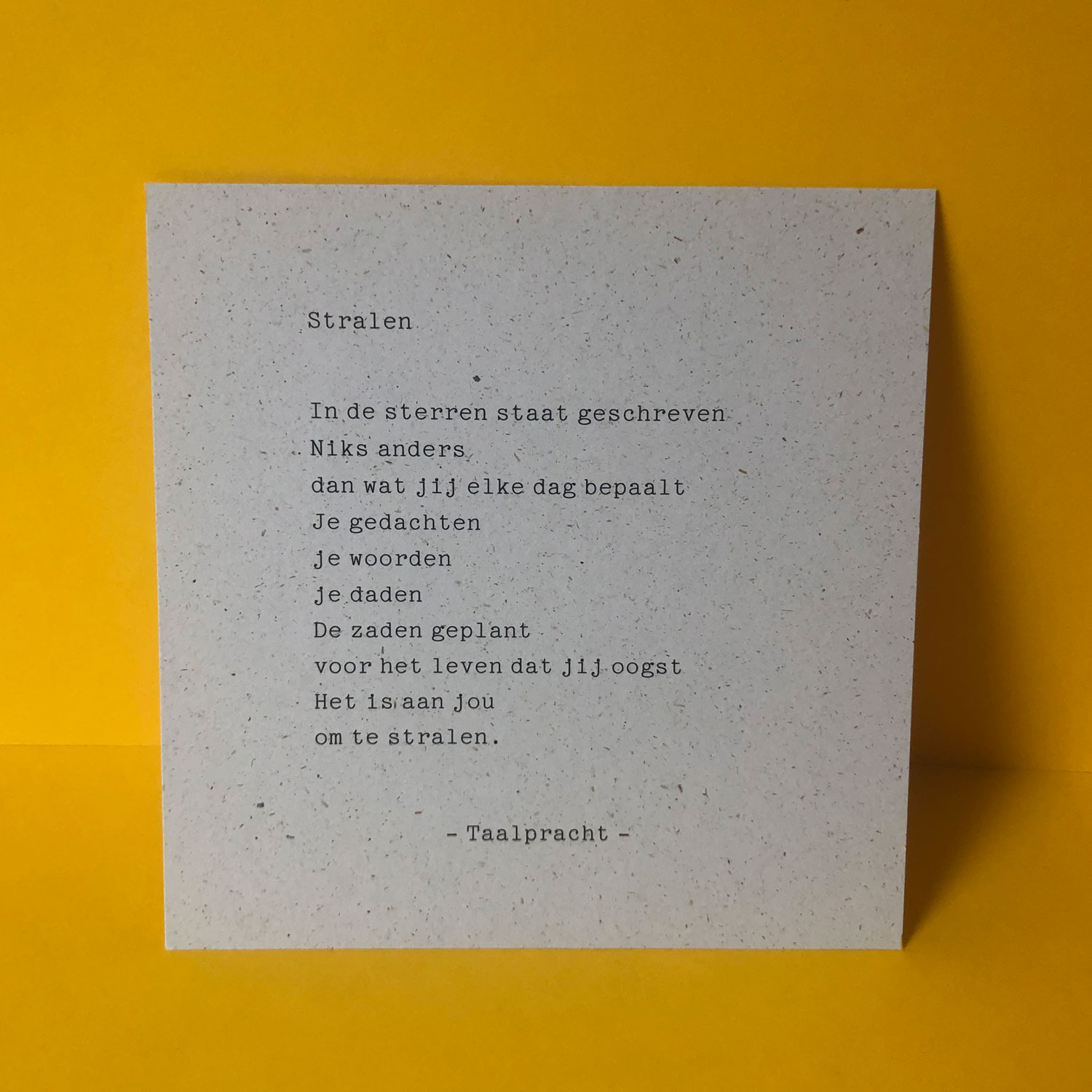 Stralen | Taalpracht
