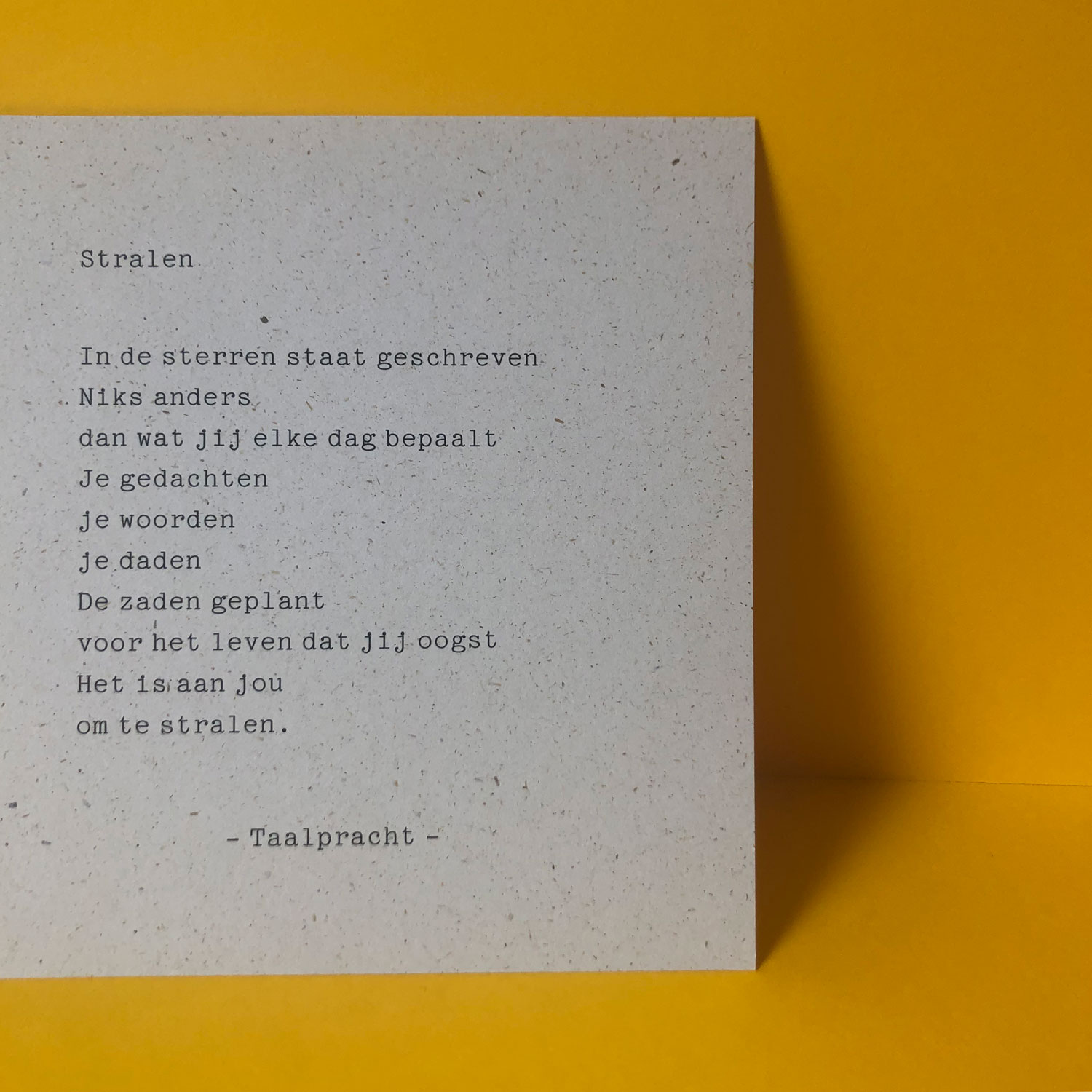 Stralen | Taalpracht