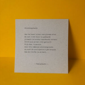 Sterrenpracht | gedicht van Taalpracht