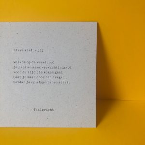 Lieve kleine jij | papa en mama | Taalpracht