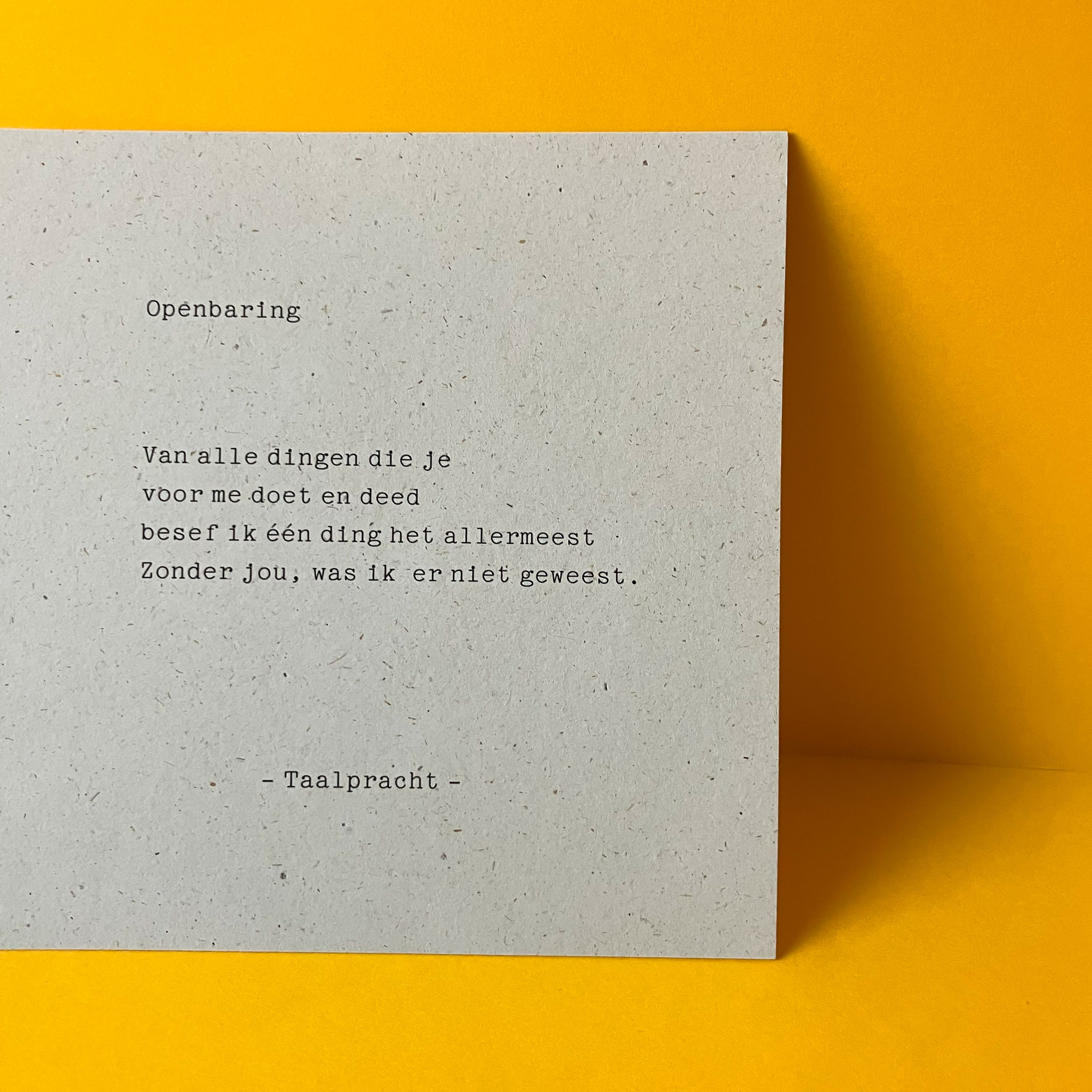Openbaring | Moederdag | gedicht van Taalpracht