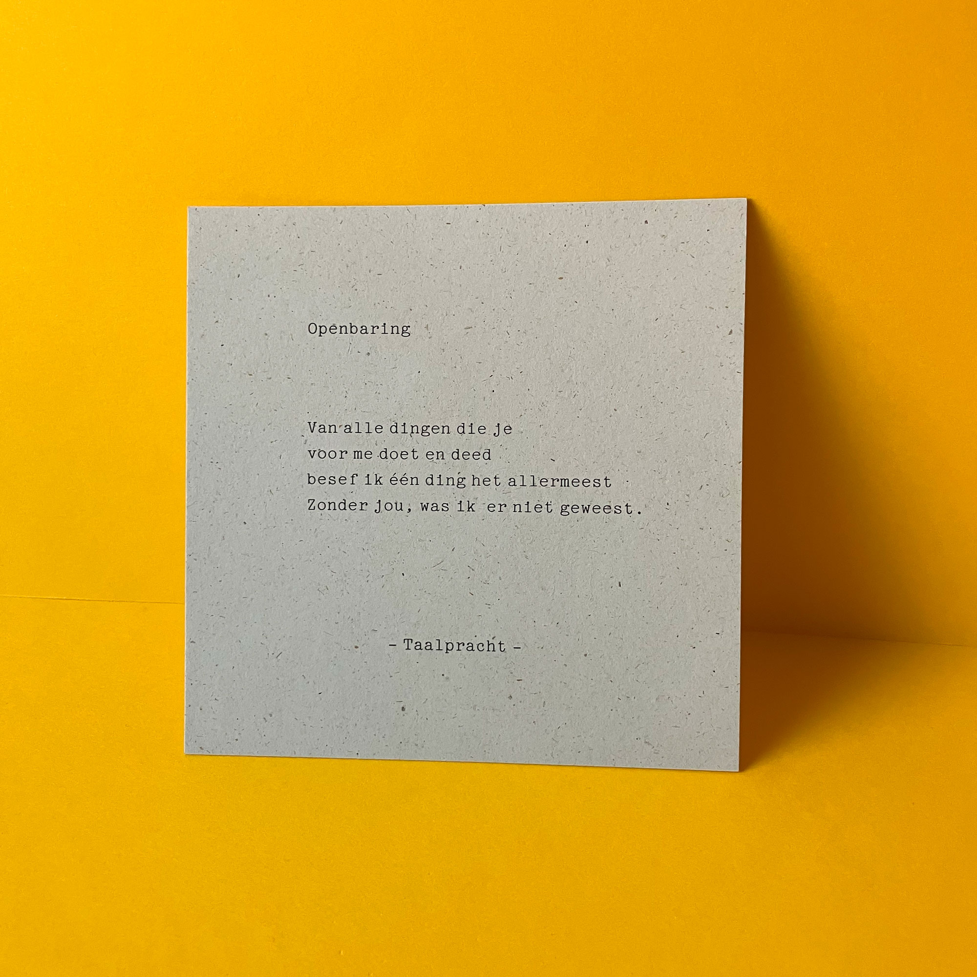 Openbaring | Moederdag | gedicht van Taalpracht