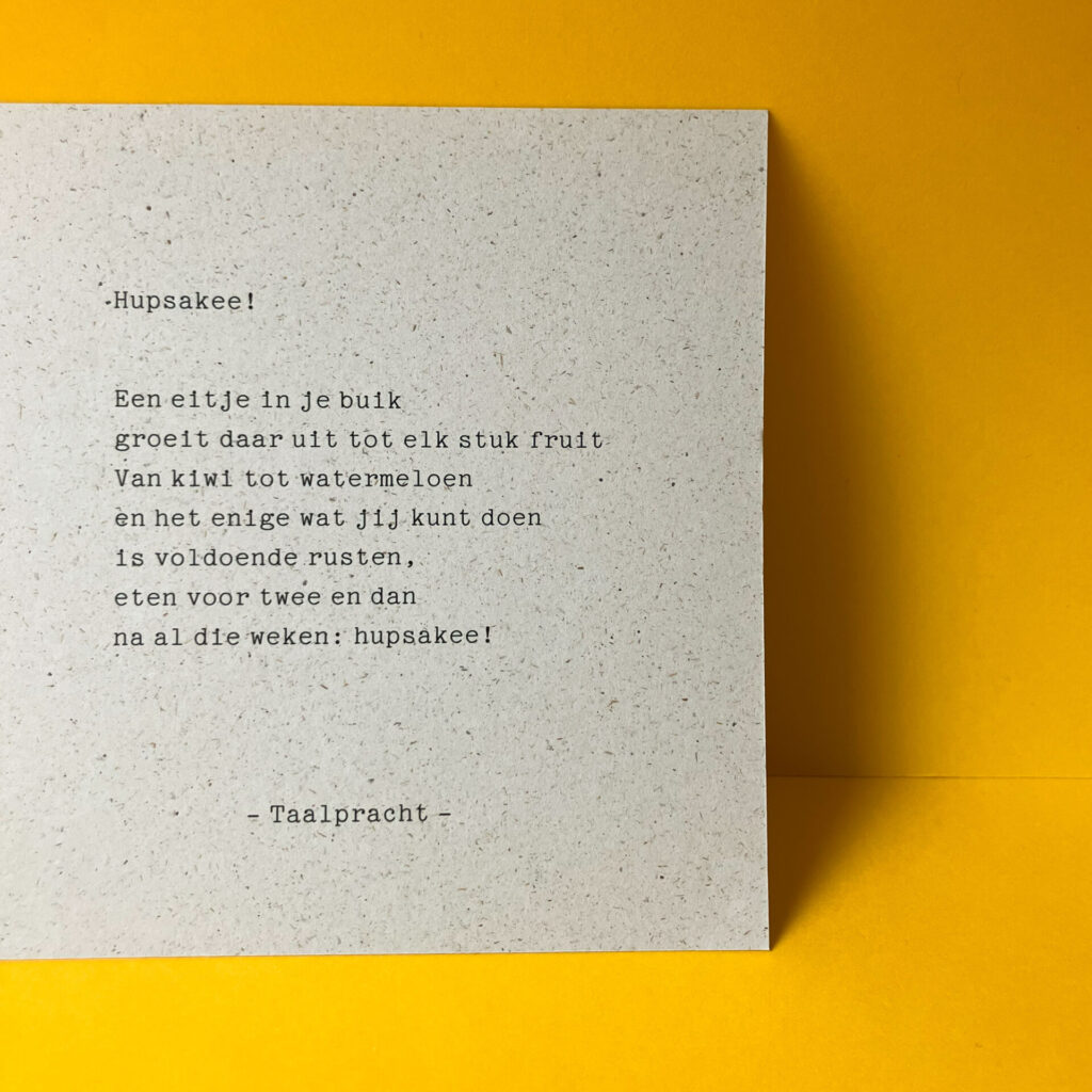 Hupsakee! | Geboorte & baby | Taalpracht