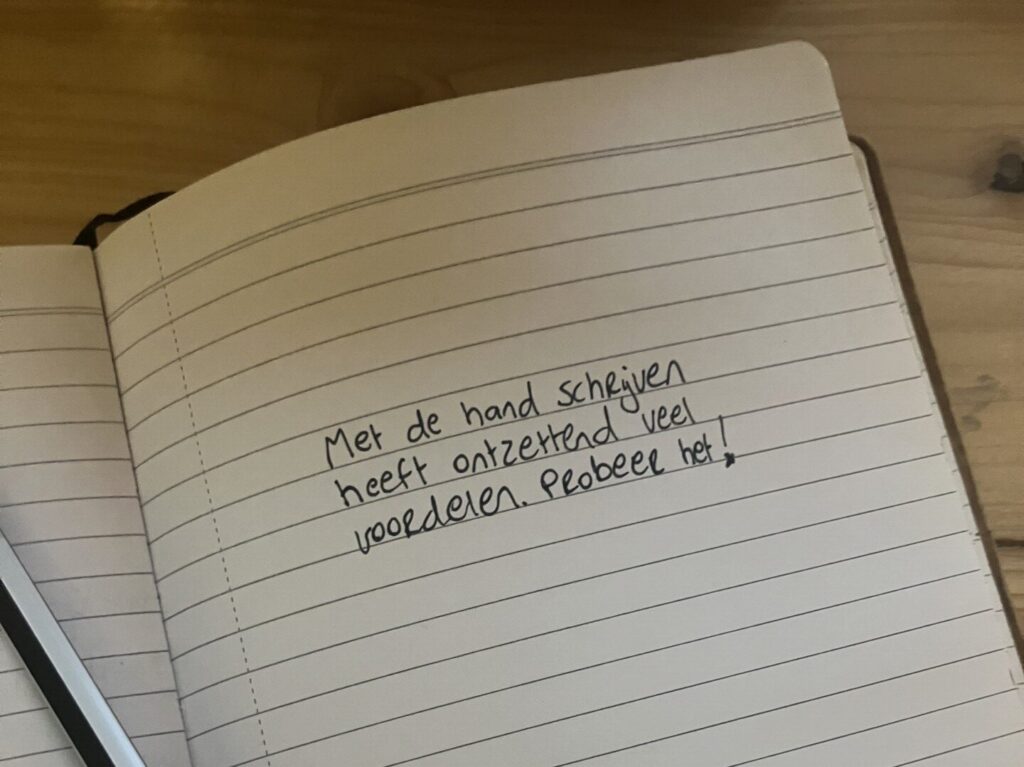 De voordelen van dagelijks schrijven met de hand
